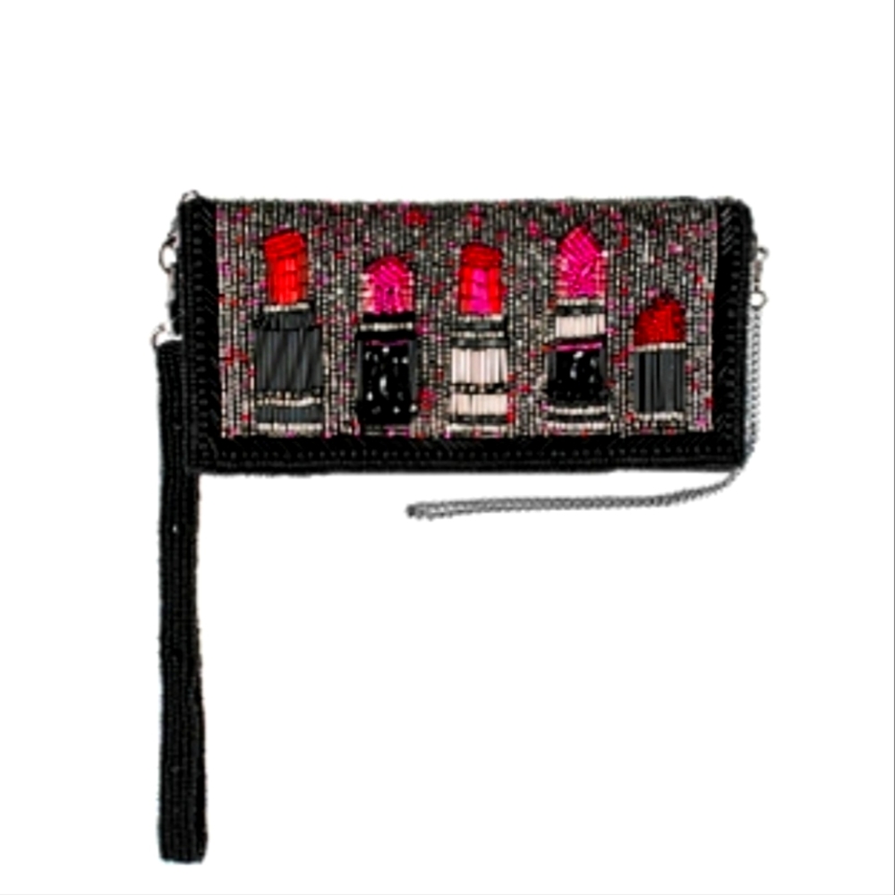 Mary Frances "Let's Makeup" wallet crossbody